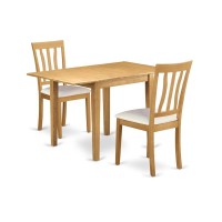 Dining Room Set Oak, Ndan3-Oak-Lc