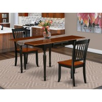 Dining Room Set Black & Cherry, Mzda3-Bch-W