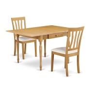 Dining Room Set Oak, Mzan3-Oak-Lc