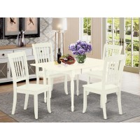 Dining Room Set Linen White, Mzda5-Lwh-W