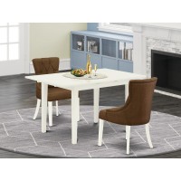 Dining Table- Parson Chairs, Nofr3-Lwh-18