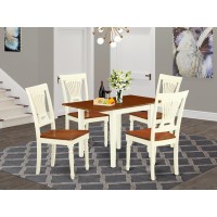 Dining Room Set Buttermilk & Cherry, Ndpl5-Whi-W