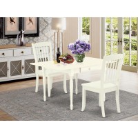 Dining Room Set Linen White, Mzda3-Lwh-W