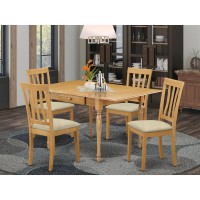 Dining Room Set Oak, Mzan5-Oak-C