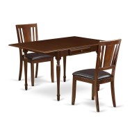 Dining Room Set Mahogany, Mzdu3-Mah-Lc