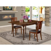 Dining Room Set Mahogany, Mzdu3-Mah-Lc