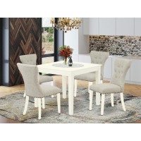 Dining Room Set Linen White, Oxga5-Lwh-35