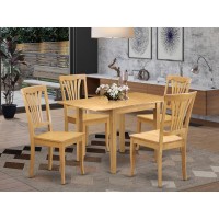 Dining Room Set Oak, Ndav5-Oak-W