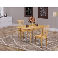 Dining Room Set Oak, Mzan3-Oak-W