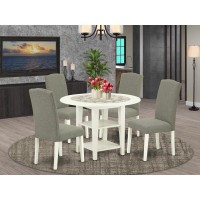 Dining Room Set Linen White, Suen5-Lwh-06