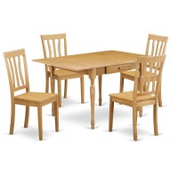 Dining Room Set Oak, Mzan5-Oak-W