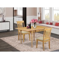 Dining Room Set Oak, Mzpo3-Oak-C