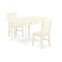 Dining Room Set Linen White, Mzno3-Lwh-W