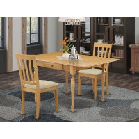 Dining Room Set Oak, Mzan3-Oak-C