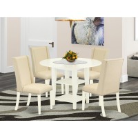 Dining Room Set Linen White, Sufl5-Lwh-01