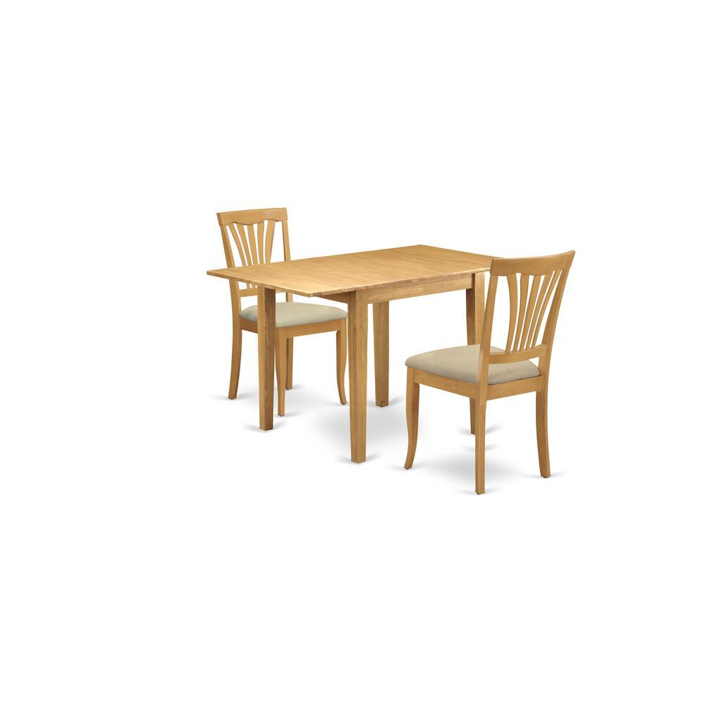 Dining Room Set Oak, Ndav3-Oak-C