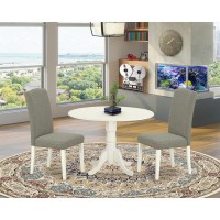 Dining Room Set Linen White, Dlen3-Lwh-06