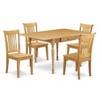 Dining Room Set Oak, Mzpo5-Oak-W