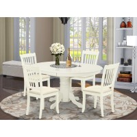 Dining Room Set Linen White, Avda5-Lwh-C