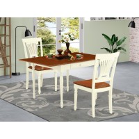 Dining Room Set Buttermilk & Cherry, Mzpl3-Whi-W