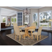 Dining Room Set Oak, Avdr5-Oak-16