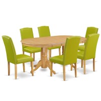 Dining Room Set Oak, Vaen7-Oak-51