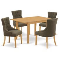 Dining Room Set Oak, Nofr5-Oak-20