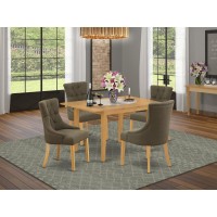 Dining Room Set Oak, Nofr5-Oak-20