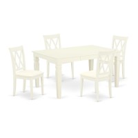 Dining Room Set Linen White, Wecl5-Whi-C