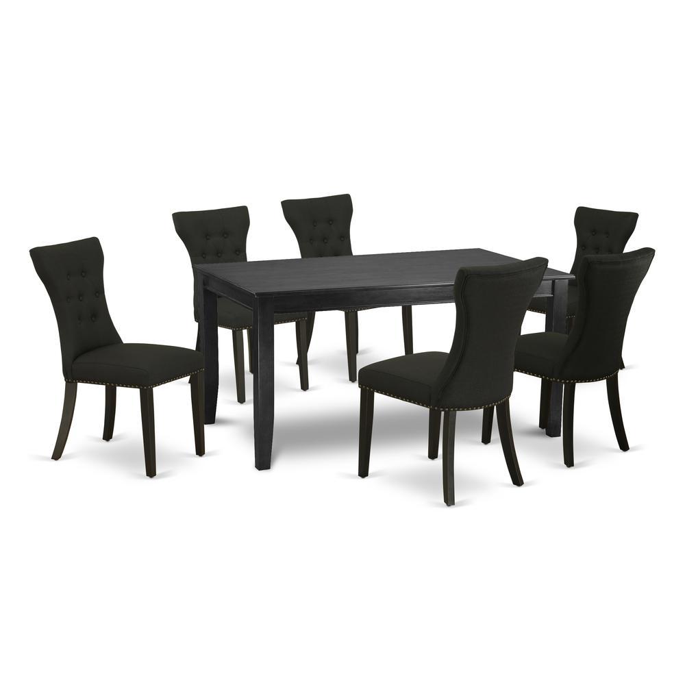 Dining Room Set Black, Duga7-Blk-24