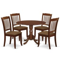 Dining Room Set Mahogany, Dlda5-Mah-C