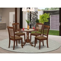 Dining Room Set Mahogany, Dlda5-Mah-C