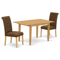 Dining Room Set Oak, Nobr3-Oak-18