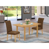 Dining Room Set Oak, Nobr3-Oak-18