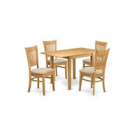 Dining Room Set Oak, Ndva5-Oak-C