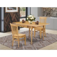 Dining Room Set Oak, Mzva3-Oak-W