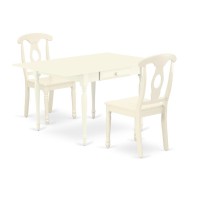 Dining Room Set Linen White, Mzke3-Lwh-W