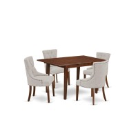 Dining Room Set Mahogany, Nofr5-Mah-05