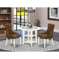 Dining Room Set Linen White, Sufr3-Lwh-18