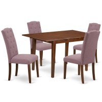 Dining Room Set Mahogany, Psce5-Mah-10