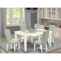 Dining Room Set Linen White, Wece5-Whi-15