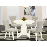 Dining Room Set Linen White, Shga5-Whi-35