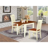 Dining Room Set Buttermilk & Cherry, Ndwe3-Whi-W