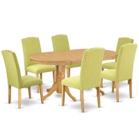 Dining Room Set Oak, Vaen7-Oak-07