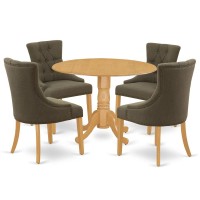 Dining Room Set Oak, Dlfr5-Oak-20