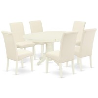 Dining Room Set Linen White, Avba7-Lwh-01