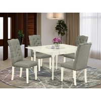 Dining Room Set Linen White, Mzel5-Lwh-07