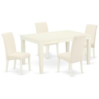 Dining Room Set Linen White, Weba5-Whi-01