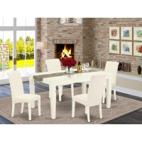 Dining Room Set Linen White, Weba5-Whi-01