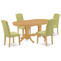 Dining Room Set Oak, Vace5-Oak-07